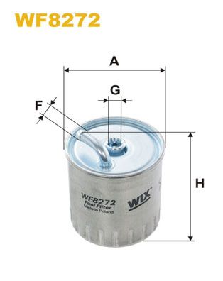 WIX FILTERS Polttoainesuodatin WF8272